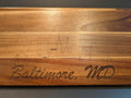 Baltimore Skyline Grazing Board, Engraved Maryland Charcuterie & Cheese Board, Wood Serving Tray