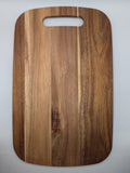 Custom Engraved Cutout Handle Serving Board, Personalized Wood Board